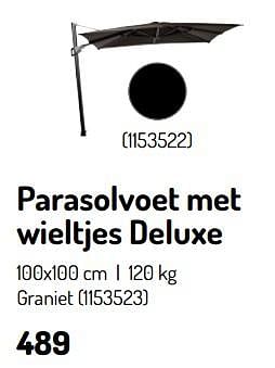 Promoties Parasolvoet met wieltjes deluxe - Huismerk - Oh'Green - Geldig van 17/02/2024 tot 31/08/2024 bij Oh'Green