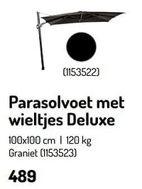 Parasolvoet met wieltjes deluxe-Huismerk - Oh