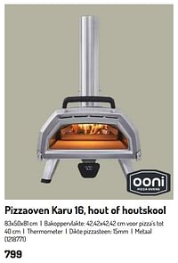 Pizzaoven karu 16, hout of houtskool-Ooni Pizza Ovens
