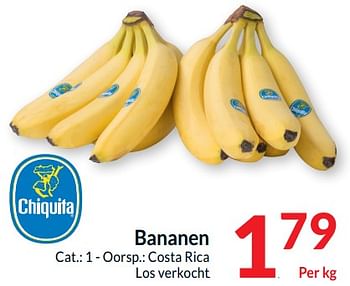 Promotions Bananen - Chiquita - Valide de 26/03/2024 à 01/04/2024 chez Intermarche