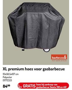 Xl premium hoes voor gasbarbecue