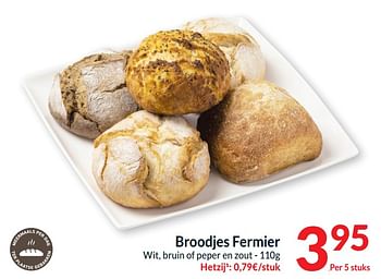 Promotions Broodjes fermier - Produit maison - Intermarche - Valide de 26/03/2024 à 01/04/2024 chez Intermarche