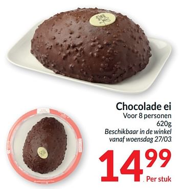 Promotions Chocolade ei - Produit maison - Intermarche - Valide de 26/03/2024 à 01/04/2024 chez Intermarche