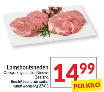 Promoties Lamsboutsneden - Huismerk - Intermarche - Geldig van 26/03/2024 tot 01/04/2024 bij Intermarche