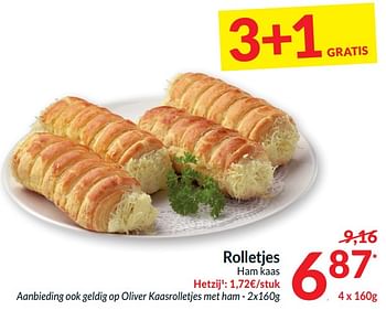 Promotions Rolletjes ham kaas - Produit maison - Intermarche - Valide de 26/03/2024 à 01/04/2024 chez Intermarche