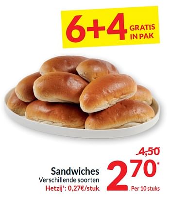 Promotions Sandwiches - Produit maison - Intermarche - Valide de 26/03/2024 à 01/04/2024 chez Intermarche