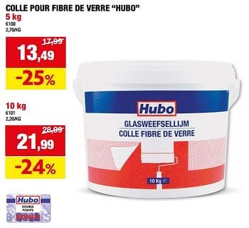 Promotions Colle pour fibre de verre hubo - Produit maison - Hubo  - Valide de 20/03/2024 à 31/03/2024 chez Hubo