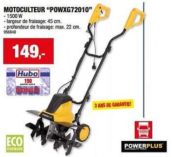 Promoties Powerplus motoculteur powxg72010 - Powerplus - Geldig van 20/03/2024 tot 31/03/2024 bij Hubo