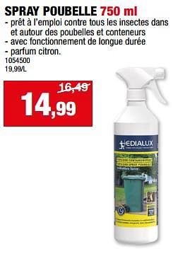 Promoties Spray poubelle - Edialux - Geldig van 20/03/2024 tot 31/03/2024 bij Hubo