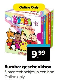 Promotions Bumba geschenkbox - Studio 100 - Valide de 23/03/2024 à 31/03/2024 chez BoekenVoordeel