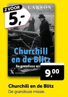 Promoties Churchill en de blitz - Huismerk - Boekenvoordeel - Geldig van 23/03/2024 tot 31/03/2024 bij BoekenVoordeel