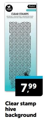 Clear stamp hive background-Huismerk - Boekenvoordeel