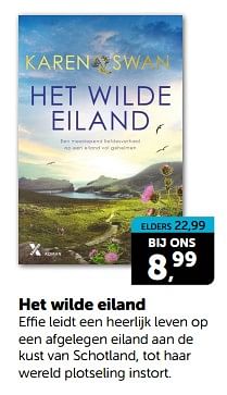 Promoties Het wilde eiland - Huismerk - Boekenvoordeel - Geldig van 23/03/2024 tot 31/03/2024 bij BoekenVoordeel