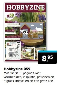 Promoties Hobbyzine 059 - Huismerk - Boekenvoordeel - Geldig van 23/03/2024 tot 31/03/2024 bij BoekenVoordeel