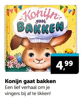 Promoties Konijn gaat bakken - Huismerk - Boekenvoordeel - Geldig van 23/03/2024 tot 31/03/2024 bij BoekenVoordeel