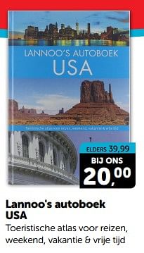 Promoties Lannoo`s autoboek usa - Huismerk - Boekenvoordeel - Geldig van 23/03/2024 tot 31/03/2024 bij BoekenVoordeel