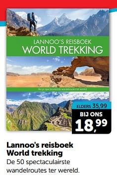 Promoties Lannoo`s reisboek world trekking - Huismerk - Boekenvoordeel - Geldig van 23/03/2024 tot 31/03/2024 bij BoekenVoordeel