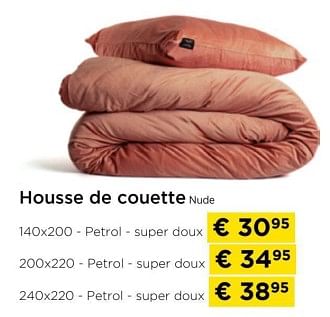 Promotions Housse de couette nude - Produit maison - Molecule - Valide de 01/03/2024 à 31/03/2024 chez Molecule
