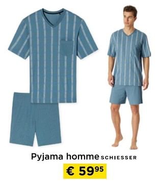 Promoties Pyjama homme schiesser - Schiesser - Geldig van 01/03/2024 tot 31/03/2024 bij Molecule