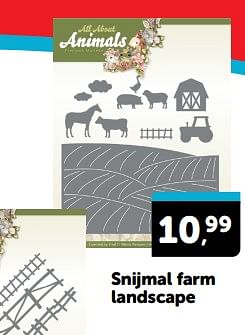 Promotions Snijmal farm landscape - Produit Maison - Boekenvoordeel - Valide de 23/03/2024 à 31/03/2024 chez BoekenVoordeel