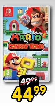 Promotions Mario vs donkey kong - Nintendo - Valide de 16/03/2024 à 14/04/2024 chez ToyChamp
