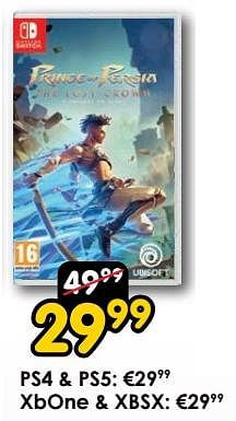 Promotions Prince of persia the lost crown - Ubisoft - Valide de 16/03/2024 à 14/04/2024 chez ToyChamp