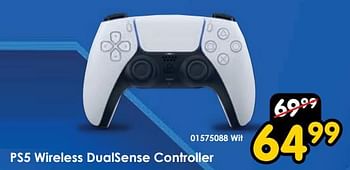 Promotions Ps5 wireless dualsense controller - Sony - Valide de 16/03/2024 à 14/04/2024 chez ToyChamp