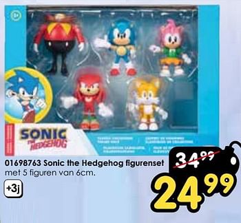 Promotions Sonic the hedgehog figurenset - Jakks Pacific - Valide de 16/03/2024 à 14/04/2024 chez ToyChamp