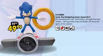 Promoties Sonic the hedgehog sonic speed r-c - Jakks Pacific - Geldig van 16/03/2024 tot 14/04/2024 bij ToyChamp