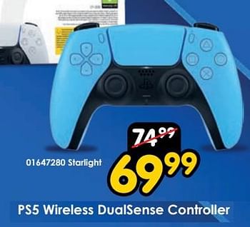 Promotions Starlight ps5 wireless dualsense controller - Sony - Valide de 16/03/2024 à 14/04/2024 chez ToyChamp