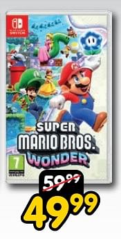 Promoties Super mario bros wonder - Nintendo - Geldig van 16/03/2024 tot 14/04/2024 bij ToyChamp