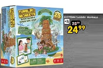 Promoties Tumblin’ monkeys - Mattel - Geldig van 16/03/2024 tot 14/04/2024 bij ToyChamp