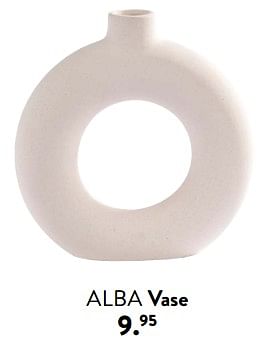 Promotions Alba vase - Produit maison - Casa - Valide de 07/03/2024 à 27/03/2024 chez Casa