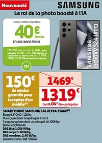 Smartphone samsung s24 ultra 256go-Samsung