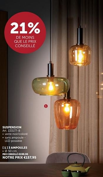 Promoties Suspension 3 ampoules - Huismerk - Zelfbouwmarkt - Geldig van 26/03/2024 tot 01/04/2024 bij Zelfbouwmarkt