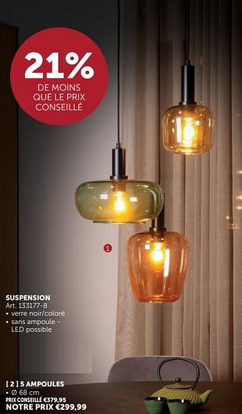 Promoties Suspension 5 ampoules - Huismerk - Zelfbouwmarkt - Geldig van 26/03/2024 tot 01/04/2024 bij Zelfbouwmarkt