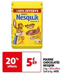 Poudre chocolatée nesquik-Nestlé