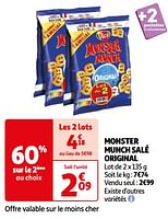 Promoties Monster munch salé original - Vico - Geldig van 26/03/2024 tot 01/04/2024 bij Auchan