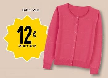 Promotions Gilet - vest - Produit maison - Cora - Valide de 19/03/2024 à 30/03/2024 chez Cora