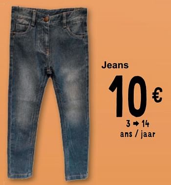 Promotions Jeans - Produit maison - Cora - Valide de 19/03/2024 à 30/03/2024 chez Cora
