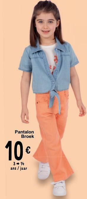 Promotions Pantalon broek - Produit maison - Cora - Valide de 19/03/2024 à 30/03/2024 chez Cora