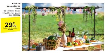 Promoties Barre de décoration de table - Huismerk - Carrefour  - Geldig van 20/03/2024 tot 06/05/2024 bij Carrefour