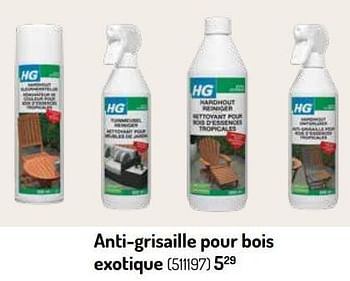 Promoties Anti-grisaille pour bois exotique - HG - Geldig van 17/02/2024 tot 31/08/2024 bij Oh'Green
