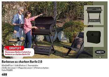 Promoties Barbecue au charbon barilo 2.0 - Boretti - Geldig van 17/02/2024 tot 31/08/2024 bij Oh'Green