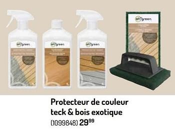 Promoties Protecteur de couleur teck + bois exotique - Huismerk - Oh'Green - Geldig van 17/02/2024 tot 31/08/2024 bij Oh'Green