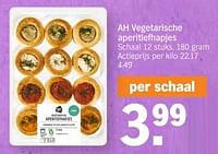 Ah vegetarische aperitiefhapjes-Huismerk - Albert Heijn