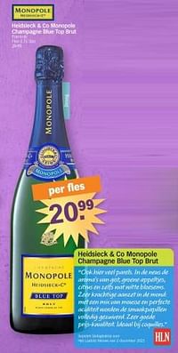 Heidsieck + co monopole champagne blue top brut-Champagne