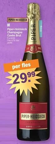 Promotions Piper-heidsieck champagne cuvée brut - Champagne - Valide de 25/03/2024 à 01/04/2024 chez Albert Heijn