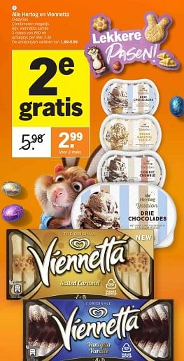 Promotions Viennetta vanille - Ola - Valide de 25/03/2024 à 01/04/2024 chez Albert Heijn