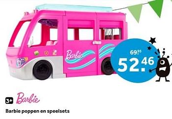 Promoties Barbie poppen en speelsets - Mattel - Geldig van 22/03/2024 tot 03/04/2024 bij Intertoys